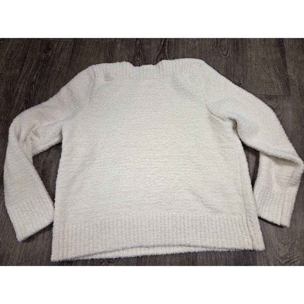 Southern Marsh SOUTHERN CLASSICS Cloud Sweatshirt White Medium Plush Sweater - Picture 5 of 7